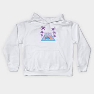 Tennis court Kids Hoodie